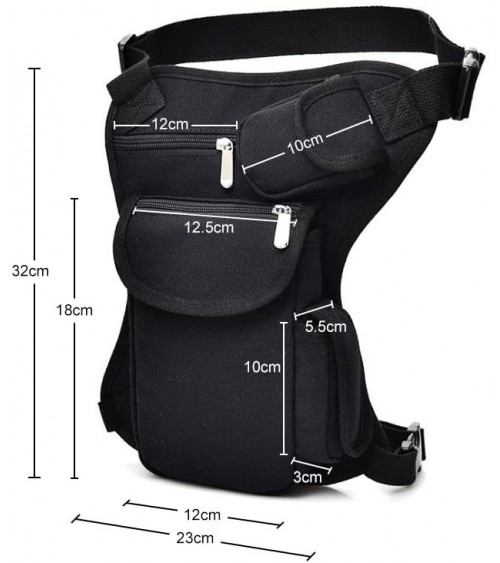 Sac décontracté  Cuisse Jambe Multi-Pochette