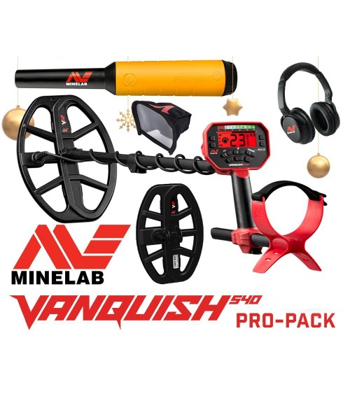 MINELAB VANQUISH 540 Pro-Pack + Pro-Find 35 Kostenlos
