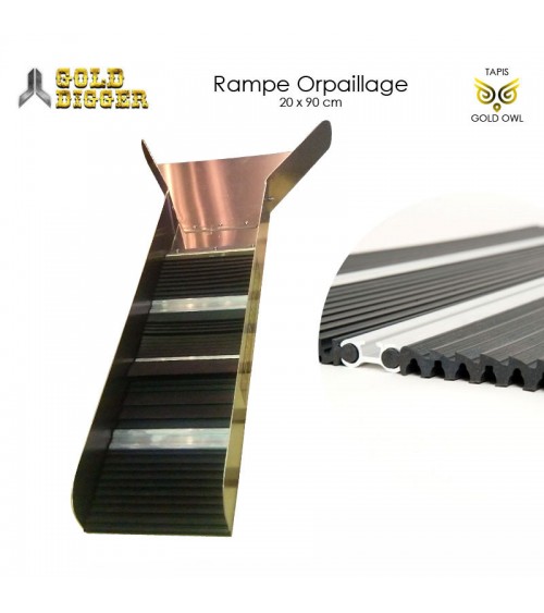 Rampe 90 cm x 20 cm Gold owl