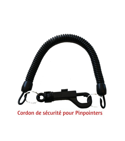 Safety cord for Pinpointers