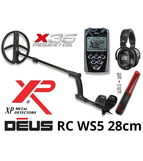 XP  DEUS FULL  28 CM X 35 WS5 + MI-6 Free