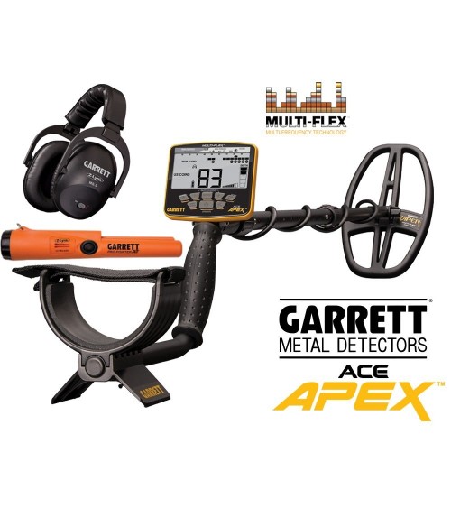 Garrett Ace Apex con Cuffie e Pro-pointer AT Z-Lynk