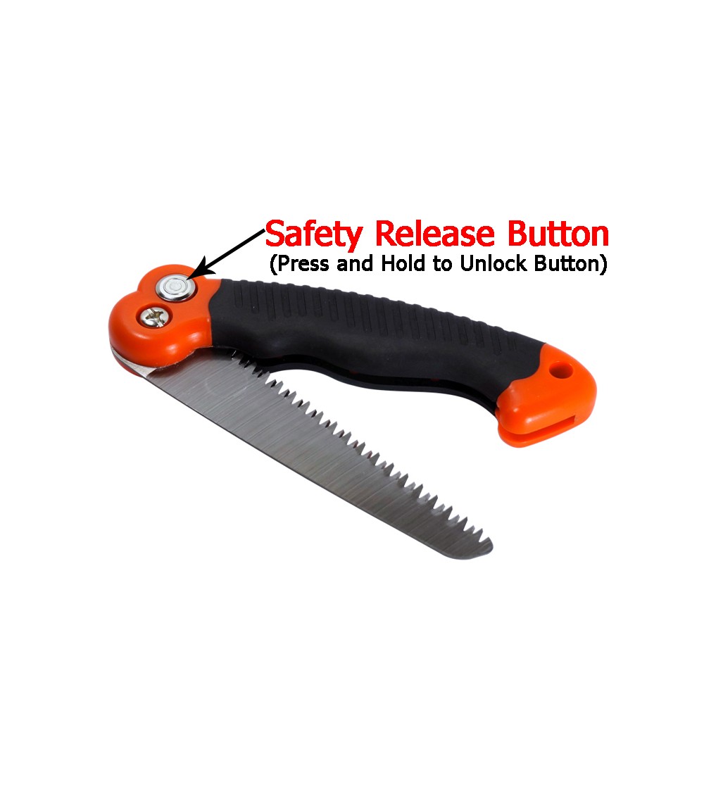 Mini Pruning Saw W/Safety Release Button