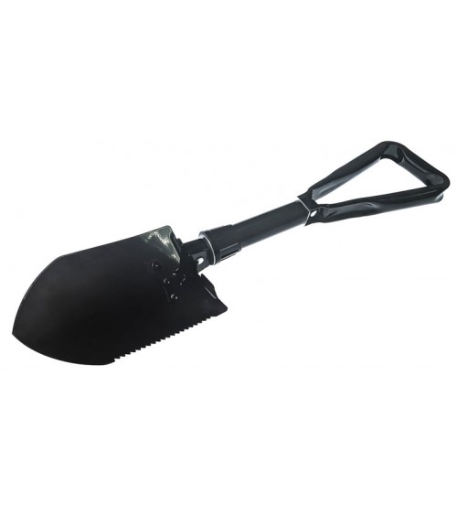 Premium Quality Black Tri-Fold Serrated Shovel