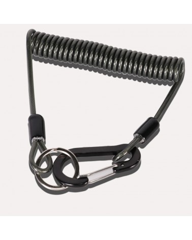 Safety rope with coil spring