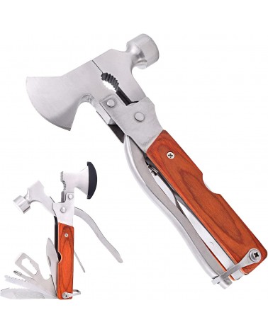 Complete multifunction tool for camping - survival - Axe