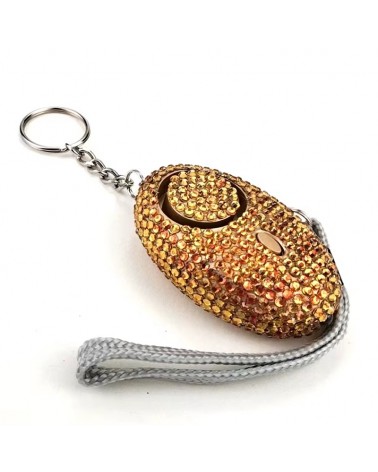 Keyring - Emergency Security Alarm 130 dB - Self Defense - Gold