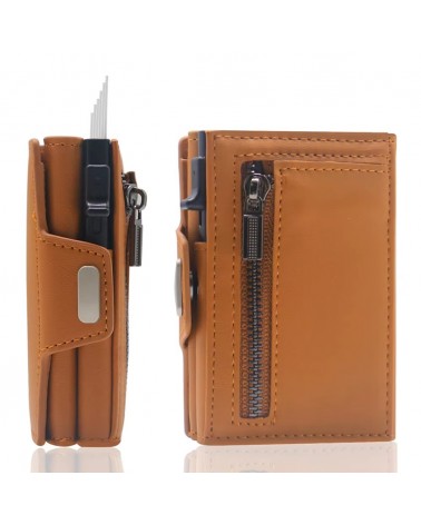 Porte-cartes anti-clonage haut de gamme - porte-monnaie - blocage RFID