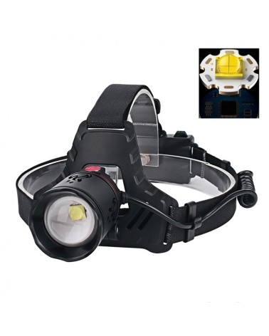 Wasserdichte Stirnlampe - Zoombar - 1000 Lumen - leicht