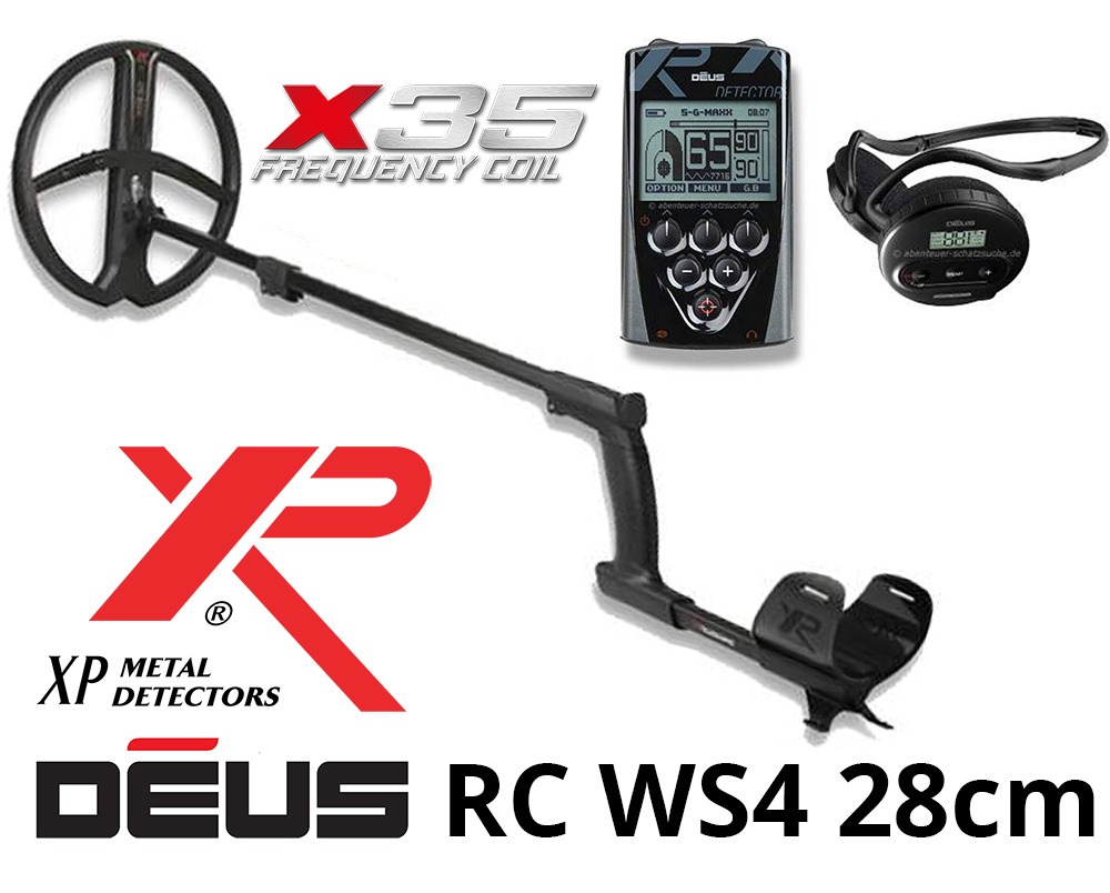 XP DEUS X35 22 Détecteur de métaux RC WS4 set complet